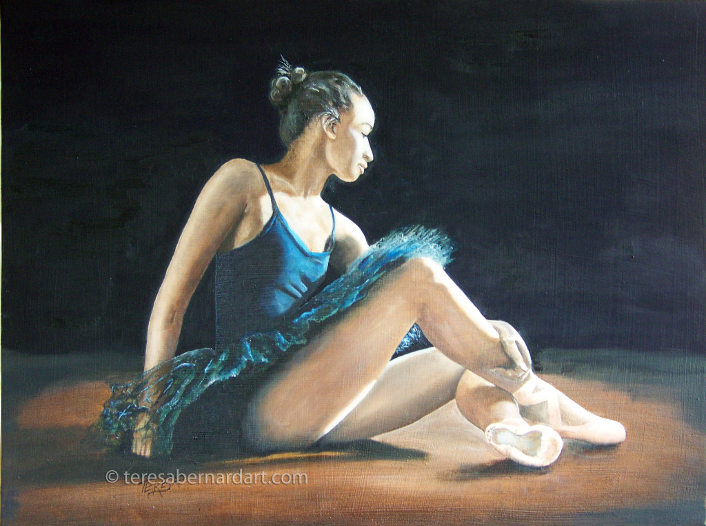 ballerina dancer painting