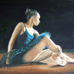 The Ballerina oil painting