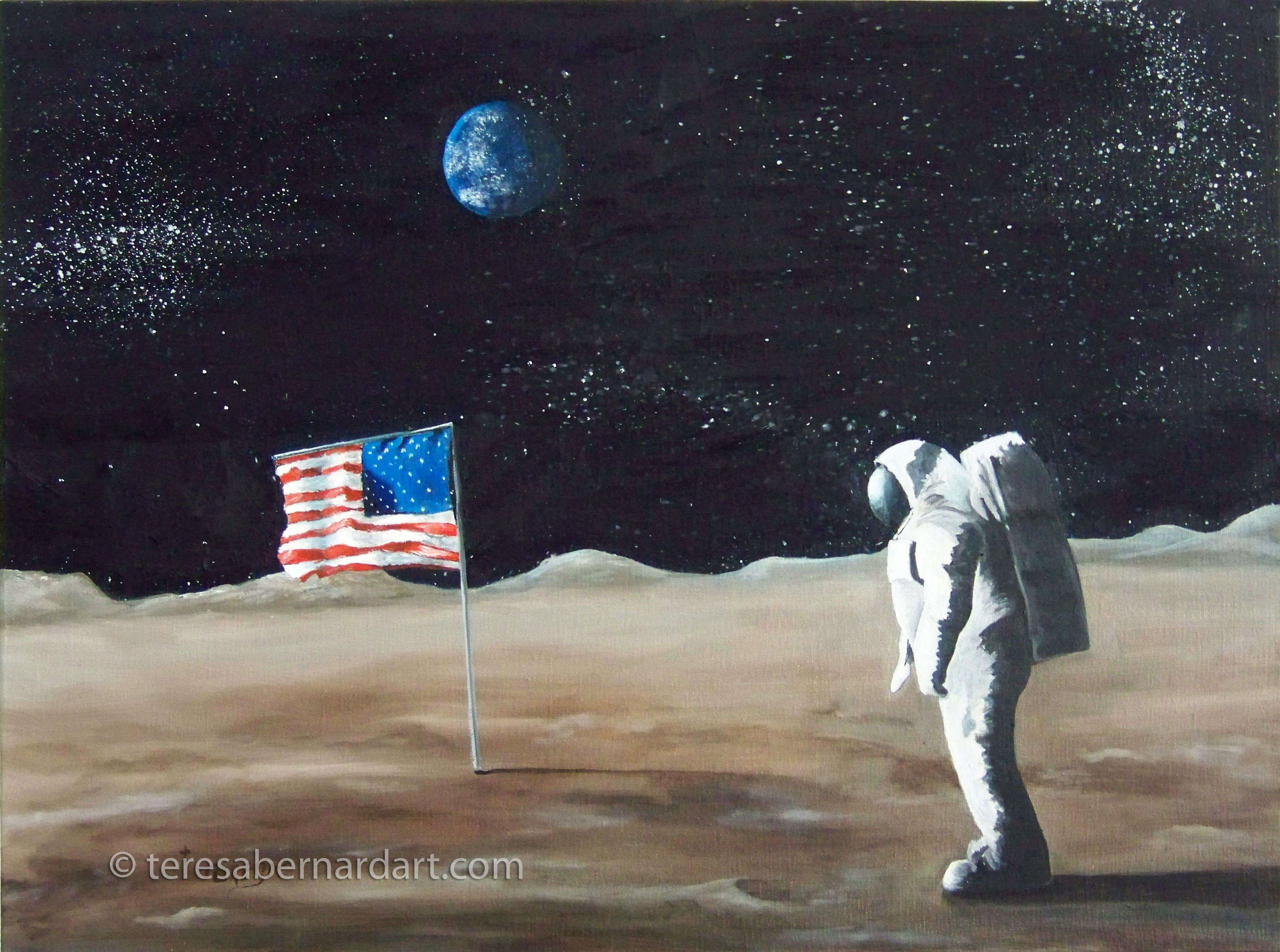 first man on the moon