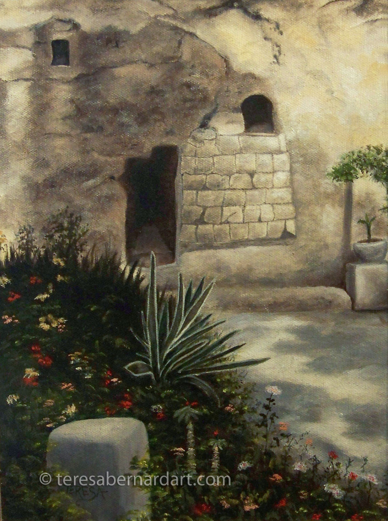 Gethsemane Israel garden tomb painting