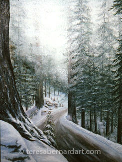 Sequoia National Park painting