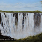 Victoria Falls, Zambia Africa painting