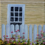 the garden cottage painting by Teresa Bernard