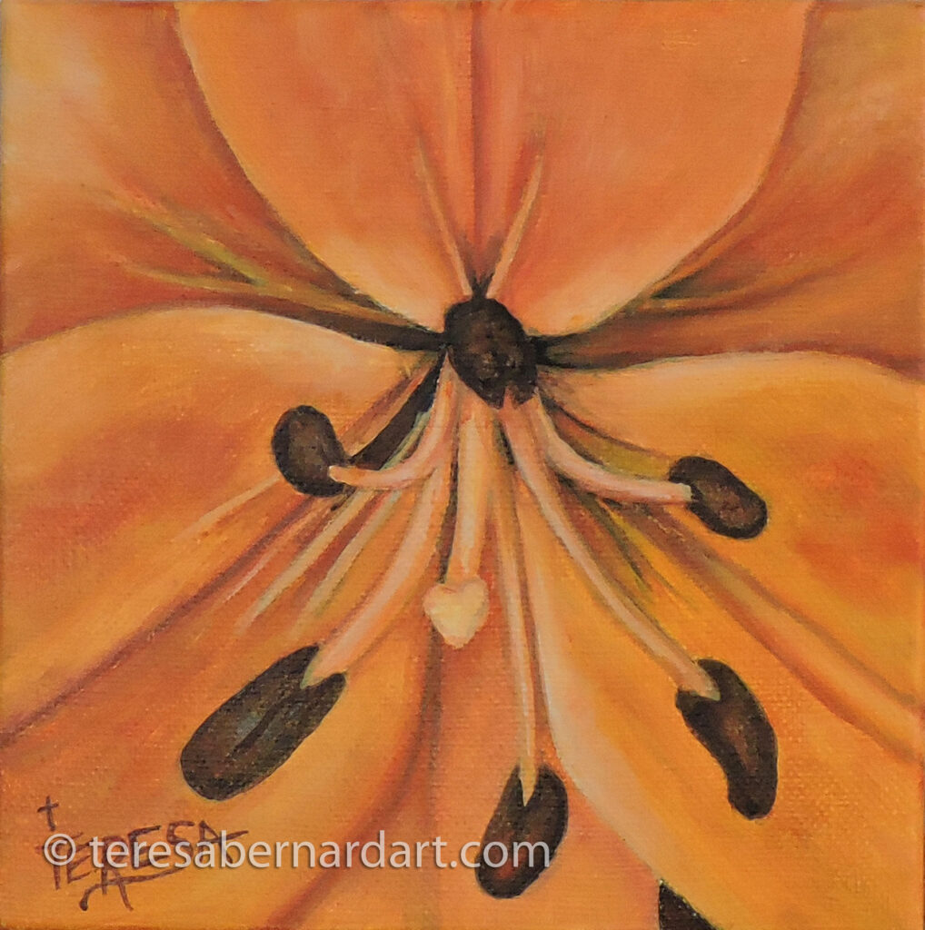 Tiger Lily painting