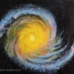 spanish dancer galaxy painting
