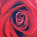 Texas rose art