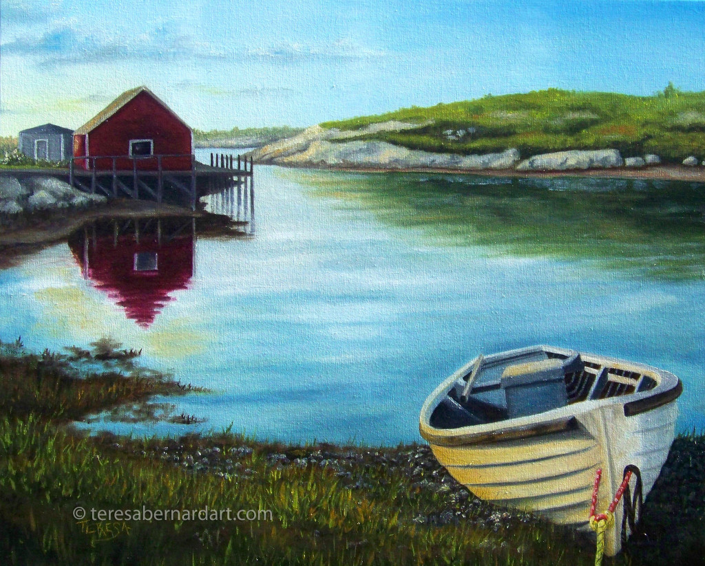 painting of Peggy's Cove
