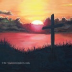 calvary sunset painting