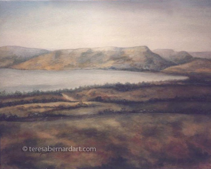 Sea of Galilee painting