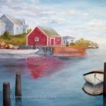 peggy's cove painting