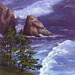 oregon coast painting