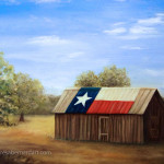 Texas Flag Barn artwork