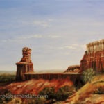 Texas panhandle Palo Duro Canyon oils on canvas