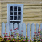 garden cottage painting