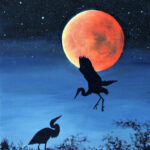 Fly Me To The Moon painting by Teresa Bernard