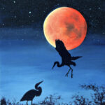 moon oil paintings