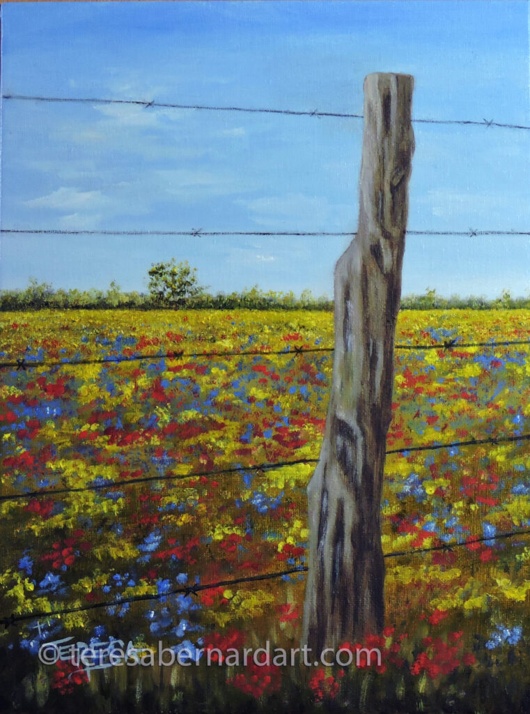 Fence Post painting