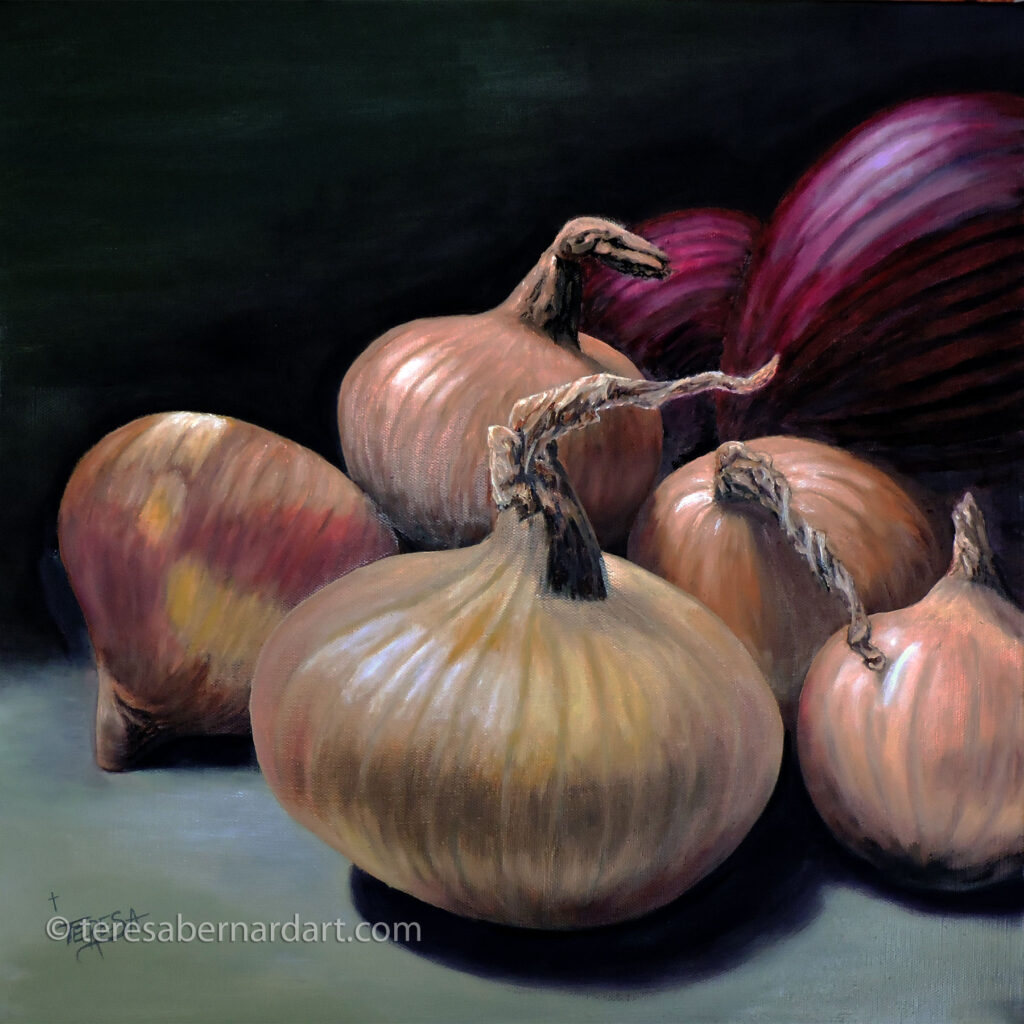 onions paintings