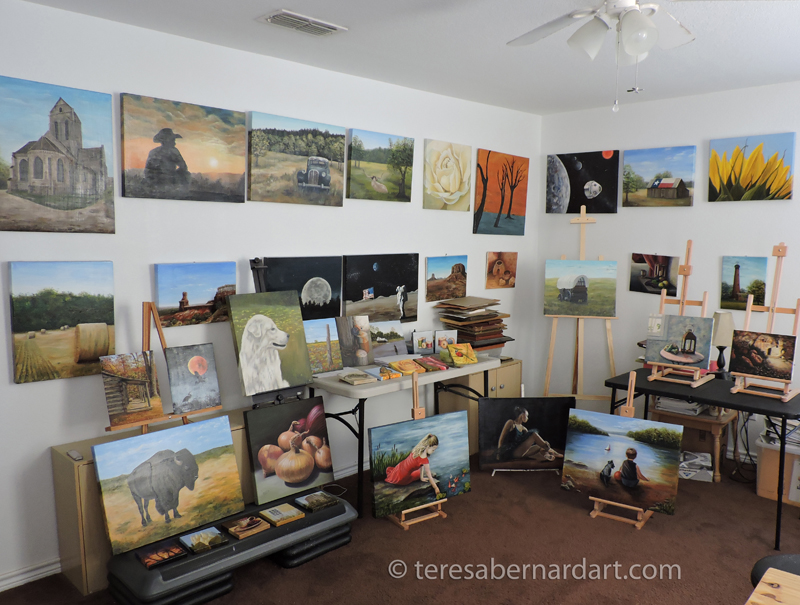 art studio of Teresa Bernard