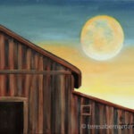 barn horse tack artwork