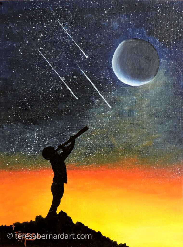 star gazer painting