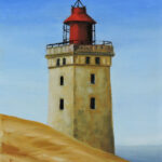 Rubjerg Knude Lighthouse painting