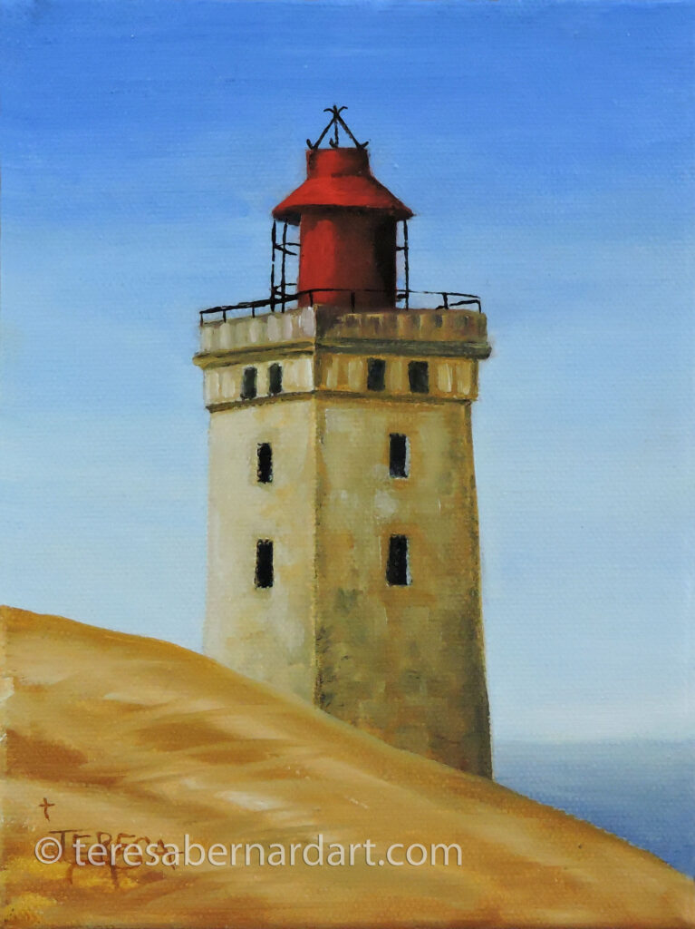 Rubjerg Knude Lighthouse painting