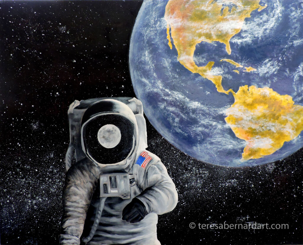 spacewalker painting