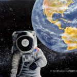 astronaut painting for sale