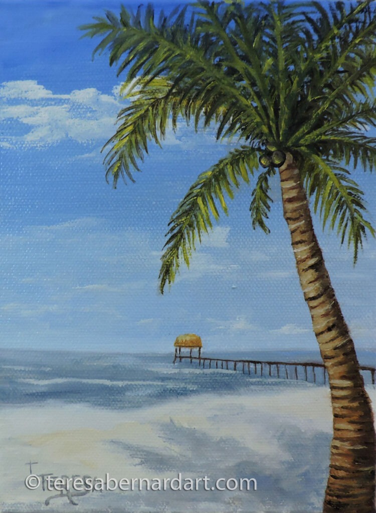 beach painting