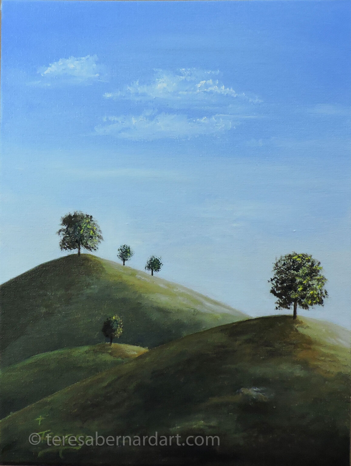 Hilltops - Teresa Bernard Oil Paintings