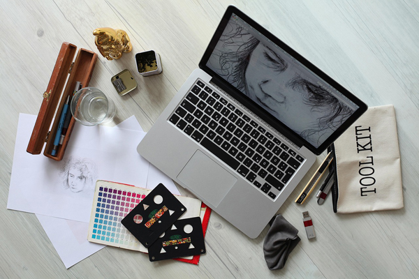 graphic designer turned fine artist